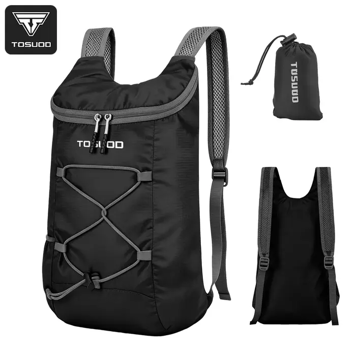 TOSUOD Sac à dos de cyclisme léger et pliable pour la randonnée, les voyages et le camping, sac de s