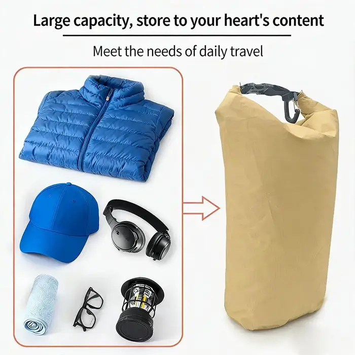 Sac étanche ultra-léger à fermeture par enroulement