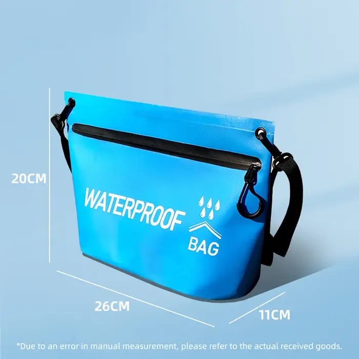Sac étanche 5L pour voyage, sac de transport, sac de lavage, natation, rafting, kayak, randonnée en rivière, flottaison, navigation, sacs aquatiques