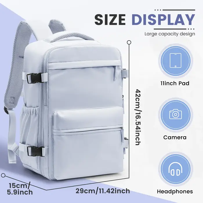 Ryanair 40x20x25 sac de cabine hommes Air sous vide Compression sac à dos bagage à main sac à dos pour ordinateur