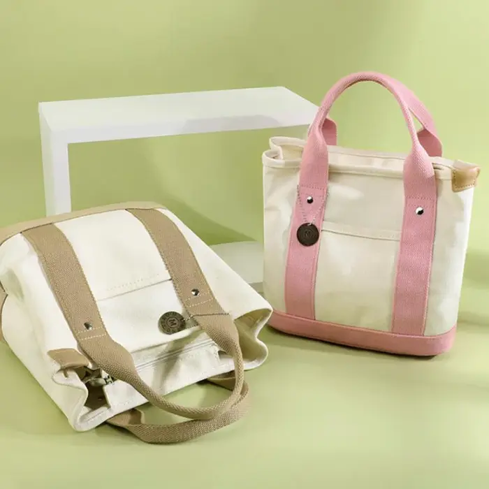 Sac fourre-tout en toile Portable de grande capacité