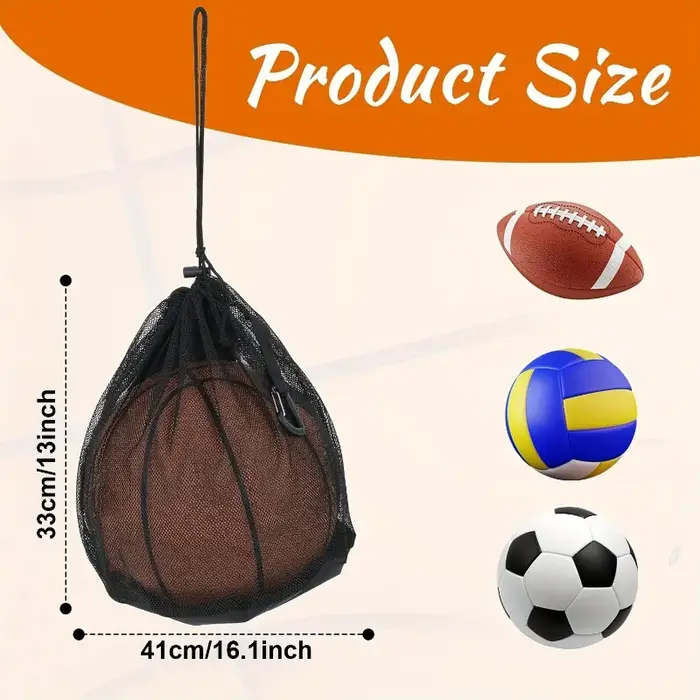 LIUSHADUOLA Sac de basket-ball portable en maille