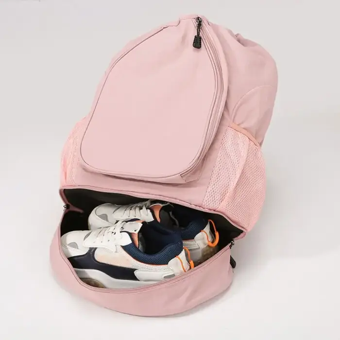2 raquettes raquette de Tennis sac à dos grande capacité avec chaussures poche sac de sport fermeture à cordon sac à dos de basket-ball décontracté
