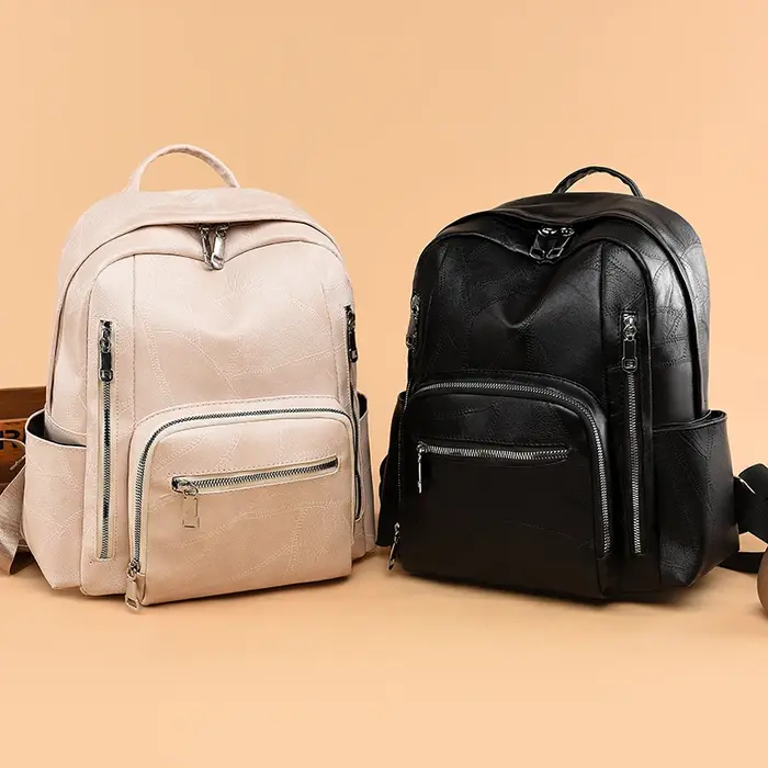 Sac à dos en cuir de haute qualité pour femmes