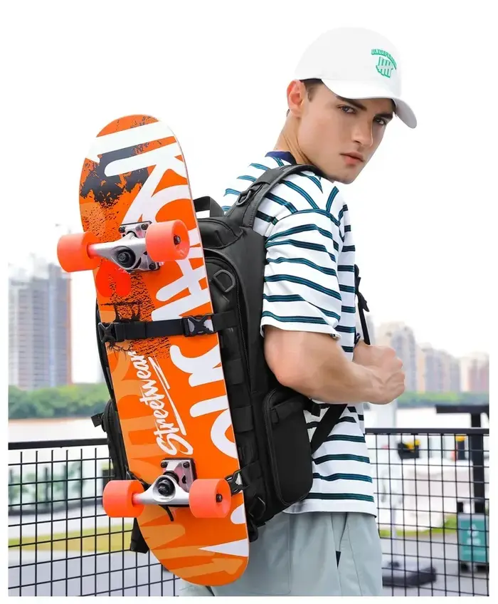 OZUKO-Sac à dos étanche pour casque pour homme, sac à dos de voyage à bandoulière, extérieur, sports