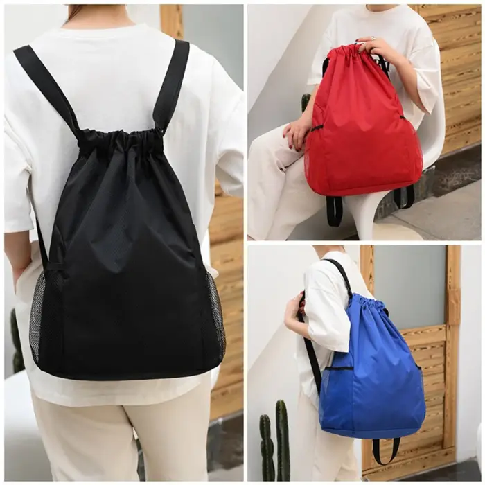 Sac à dos de sport à cordon de serrage