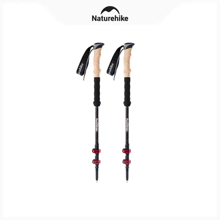 Natureifa-Bâtons de randonnée extensibles en carbone