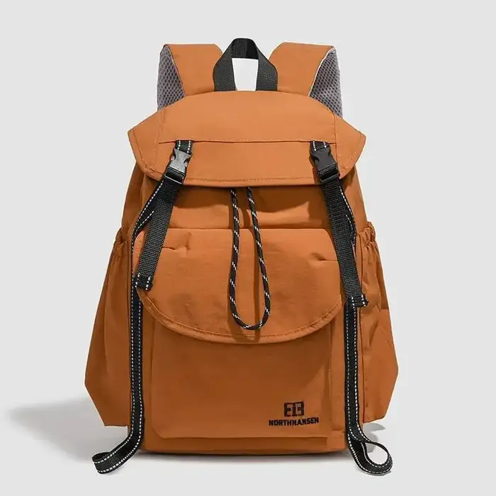 2025 printemps nouveau décontracté Color-Block femmes sac à dos à la mode voyage Sport Double sacs à bandoulière grande capacité cordon sac à dos