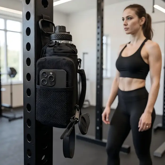 Sac de sport magnétique pour hommes et femmes, doté d'une bandoulière réglable, sac magnétique pour 