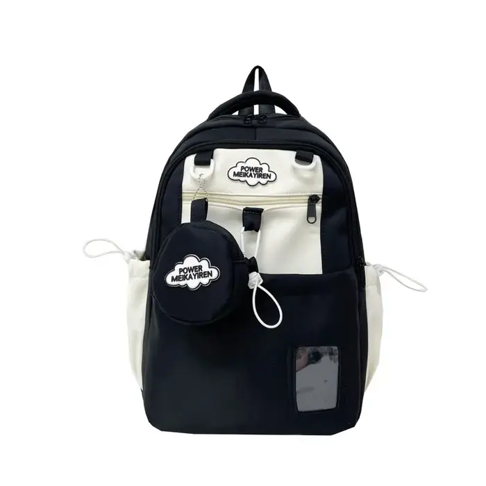 Sac à dos de Style japonais, grande capacité, tissu Composite, multicolore en option, pour étudiant,