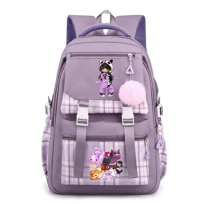 Aphmau imprimer sac à dos mignon dessin animé Sport sac à dos pour garçon fille Kawaii sac à dos ord