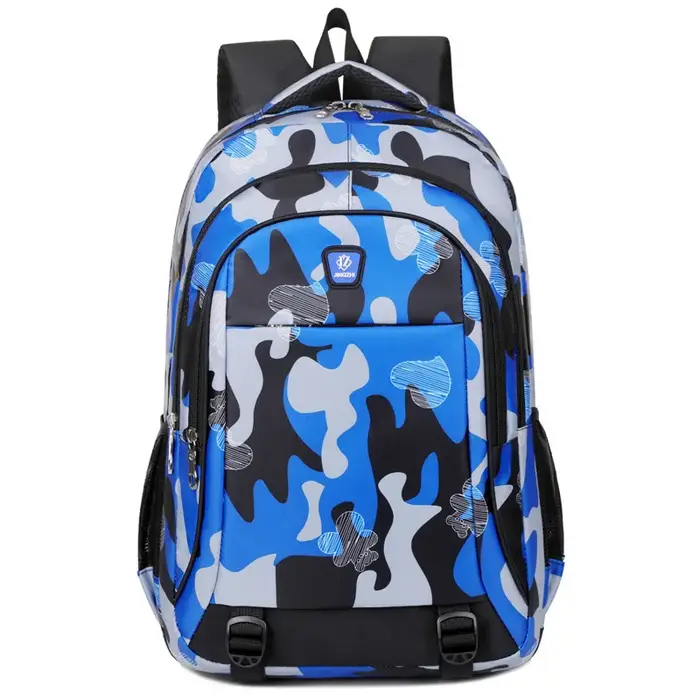 Mode personnalité Camouflage sac à dos décontracté grande capacité collège étudiant sac