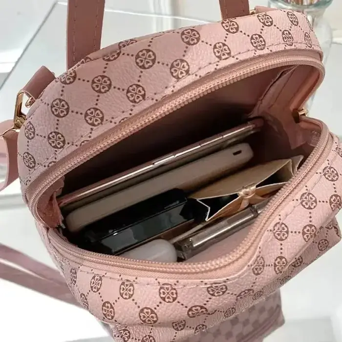 Sac à dos classique en matière florale pour femmes