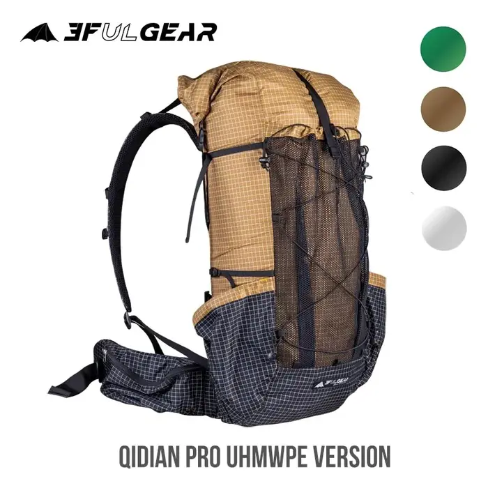 3F UL GEAR-Sac à dos étanche QiDian Pro pour homme et femme