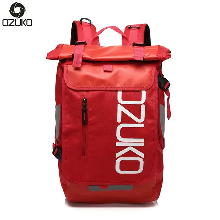 OZUKO sac à dos hommes 15.6 pouces ordinateur portable hydrofuge cartable pour adolescent décontracté étudiant sacs