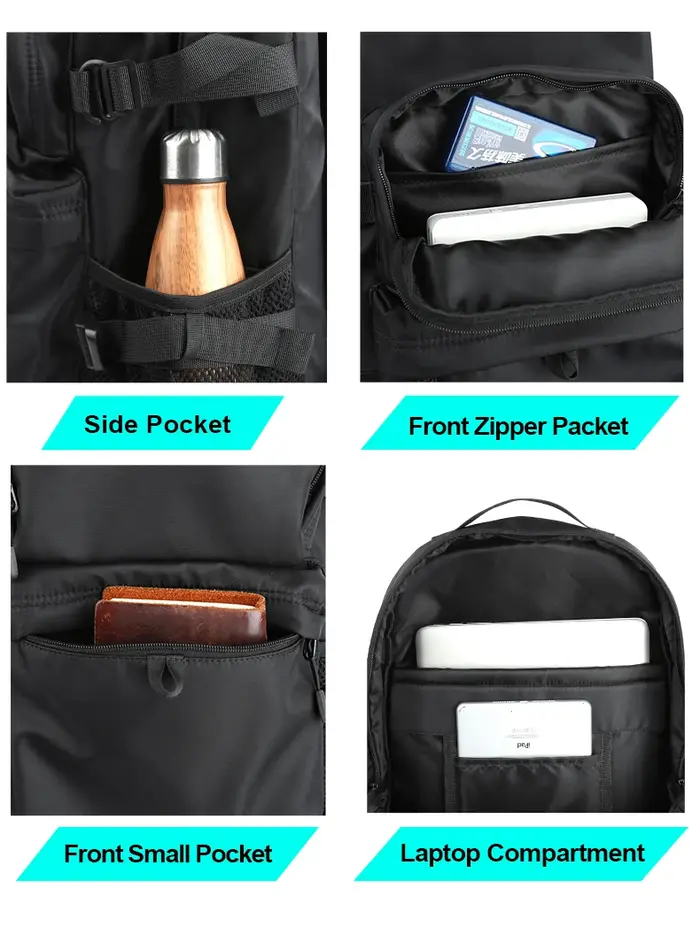 Style décontracté homme sac à dos grande capacité 17 pouces ordinateur portable voyage sac à dos Tiding université collège cartable bolso mochilas