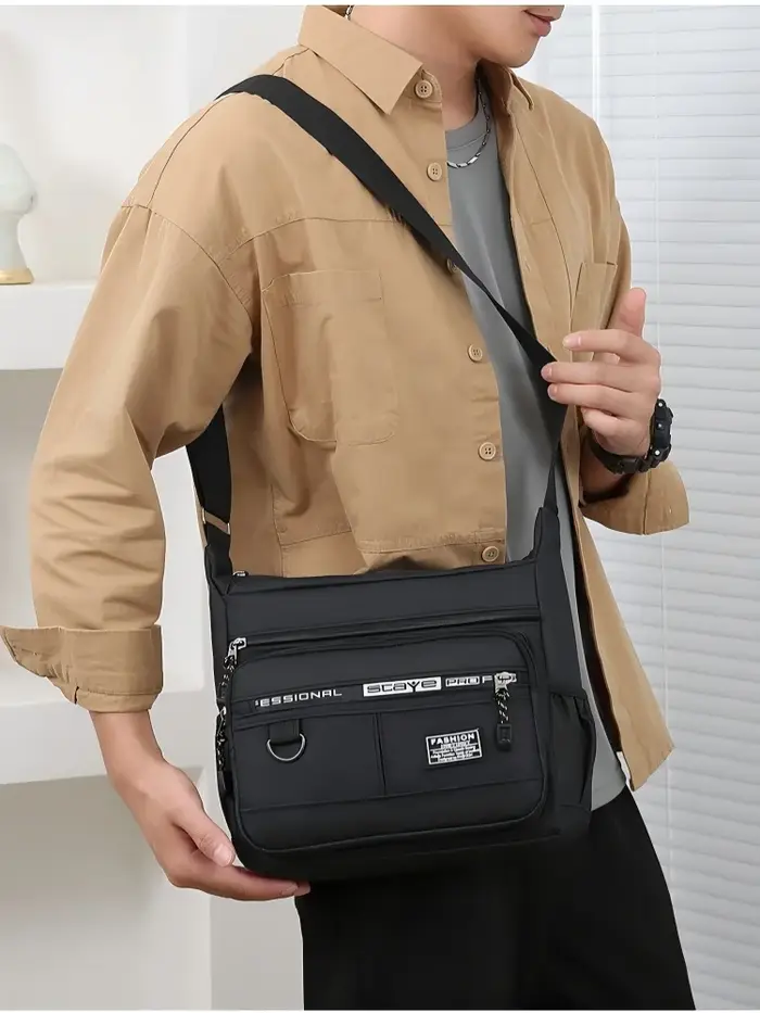 Sac à bandoulière Oxford de luxe pour homme