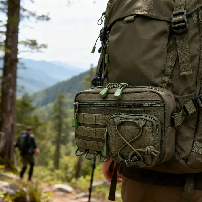 Pochette EDC 1000D, sac organisateur Molle horizontal