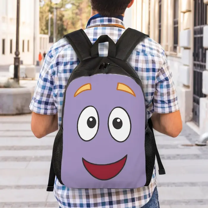 Doraa-Explorers Sac à dos pour adolescents avec motif de dessin animé des années 90