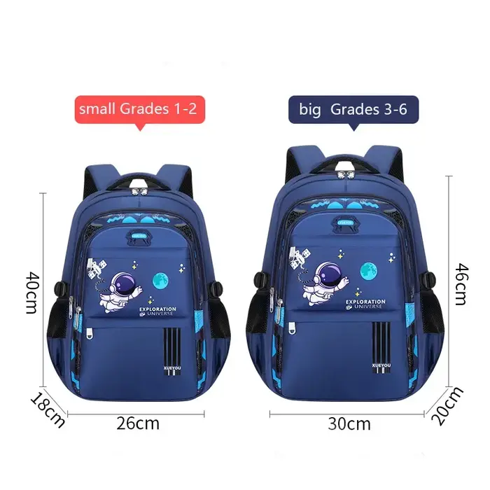 Sac à dos enfant 2-16 ans sacs d'école pour enfants pour garçons astronaute école sac à dos étanche primaire garçon livre sac Mochila Infantil