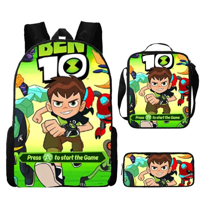 Sac à dos Hacker pour adolescents Ben 10