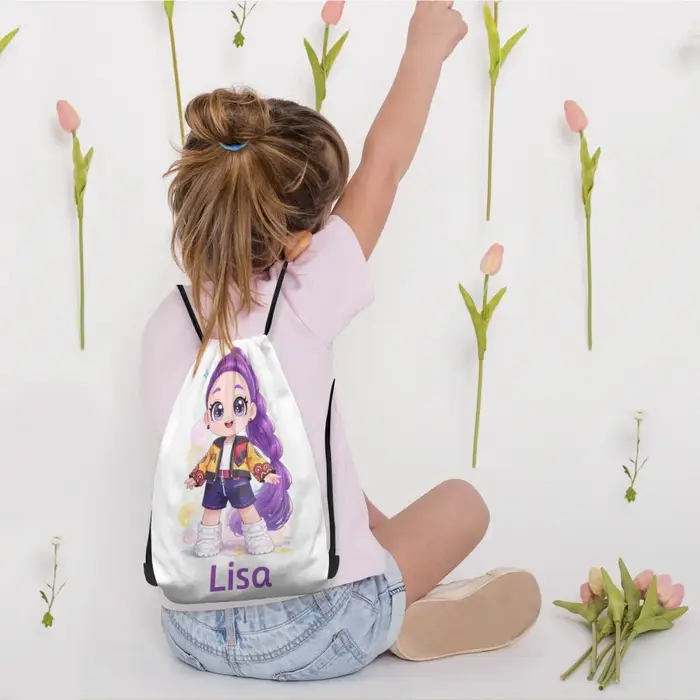 Sac à dos personnalisé avec cordon de serrage