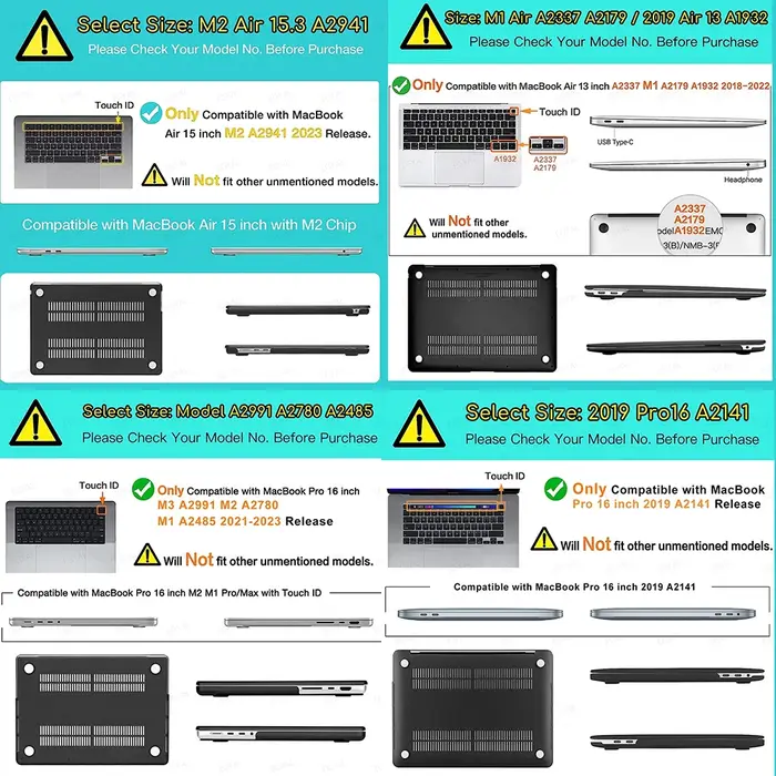 Étui pour ordinateur portable MacBook Air 13 M1 M2