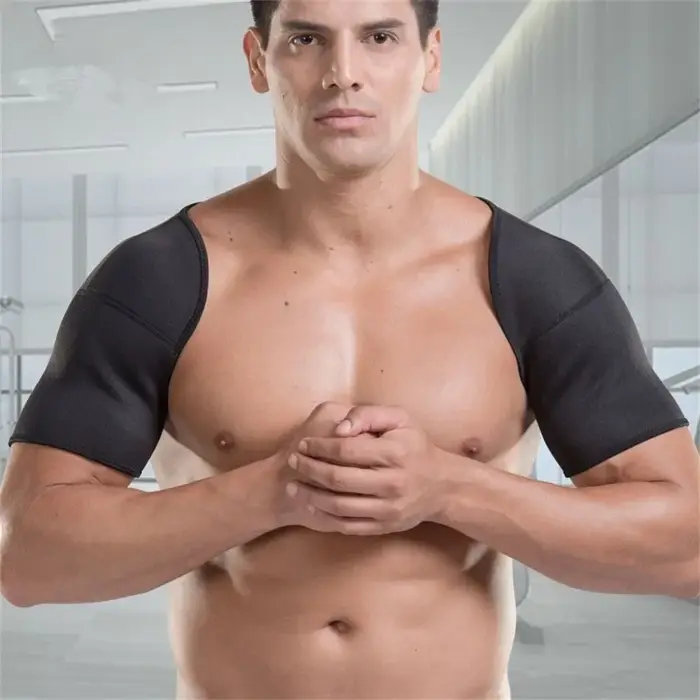 Nouveau Support de dos Double épaule respirant, facile à porter, basket-ball, haltérophilie Orthèse de sport pour badminton, protection de sécurité pour les épaules
