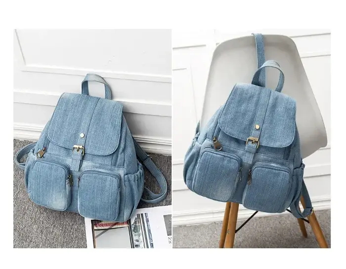 Sac à dos en Denim pour femmes