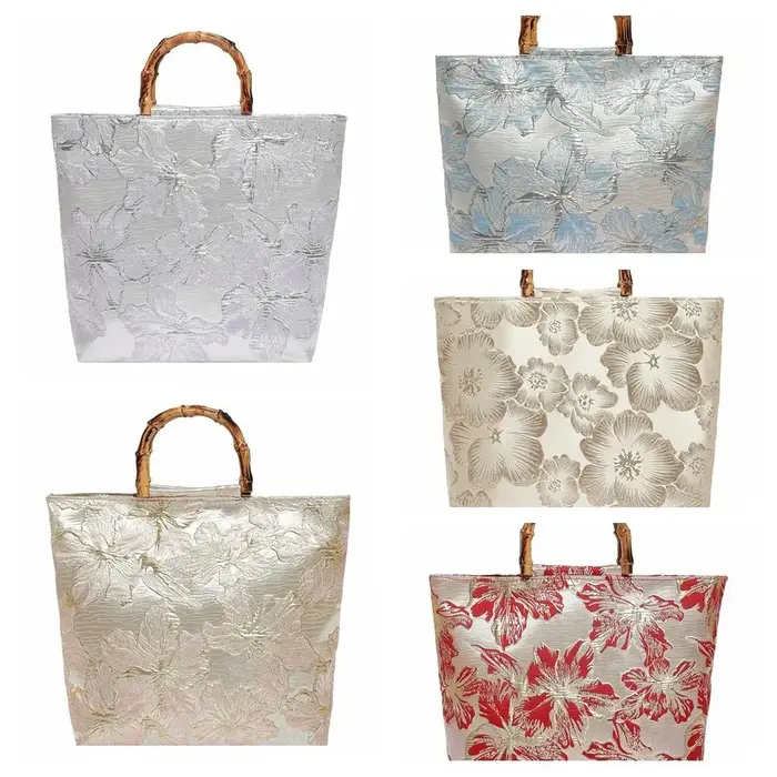 Sac fourre-tout en toile jacquard