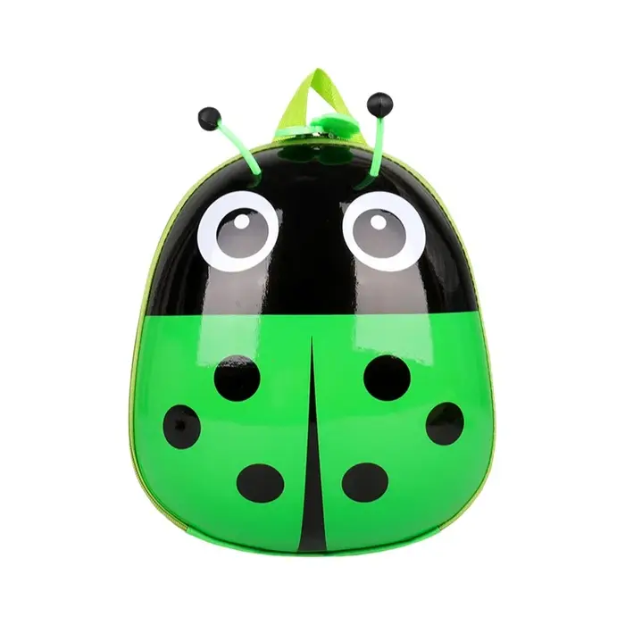 Sac à dos adorable en forme de coquille de coccinelle pour garçons et filles de maternelle