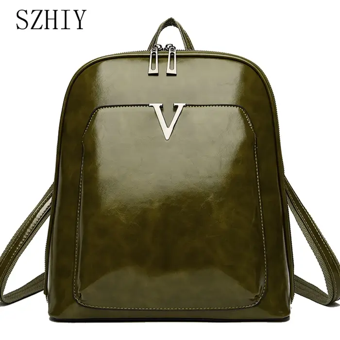 Sac à dos design femmes sac De voyage grande capacité sac à dos classique huile cire cuir PU sac à bandoulière Mochilas