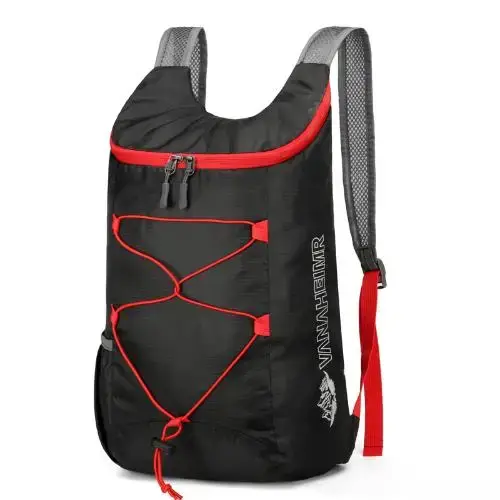 Sac à dos de camping pliable de grande capacité pour hommes et femmes, sac à dos d'extérieur anti-éc