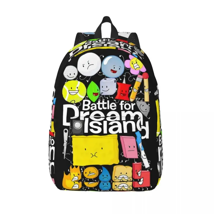 BFDI affiche étudiant sac à dos sac d'école randonnée voyage sac à dos pour hommes femmes mode Bookbag sacs à bandoulière