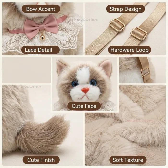 Sac à dos chat mignon pour filles