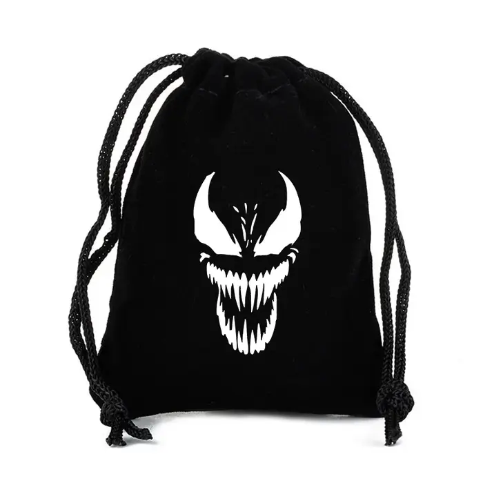 Venom grand sac à cordon sac à dos paquet impression personnage de dessin animé motif pochette capacité Portable