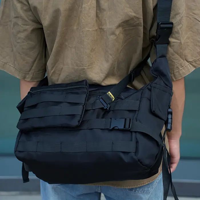 Sangle de stabilisation auxiliaire à trois points pour sac à dos
