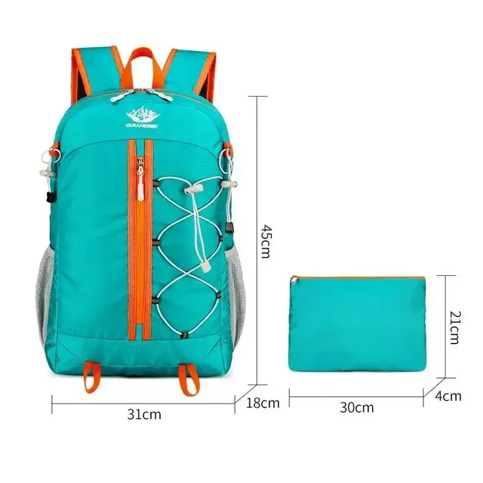 Sac à dos de voyage pliant de grande capacité
