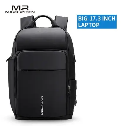Mark Ryden 17 pouces pochette d'ordinateur hommes sac à dos multifonction USB charge grande capacité étanche sacs