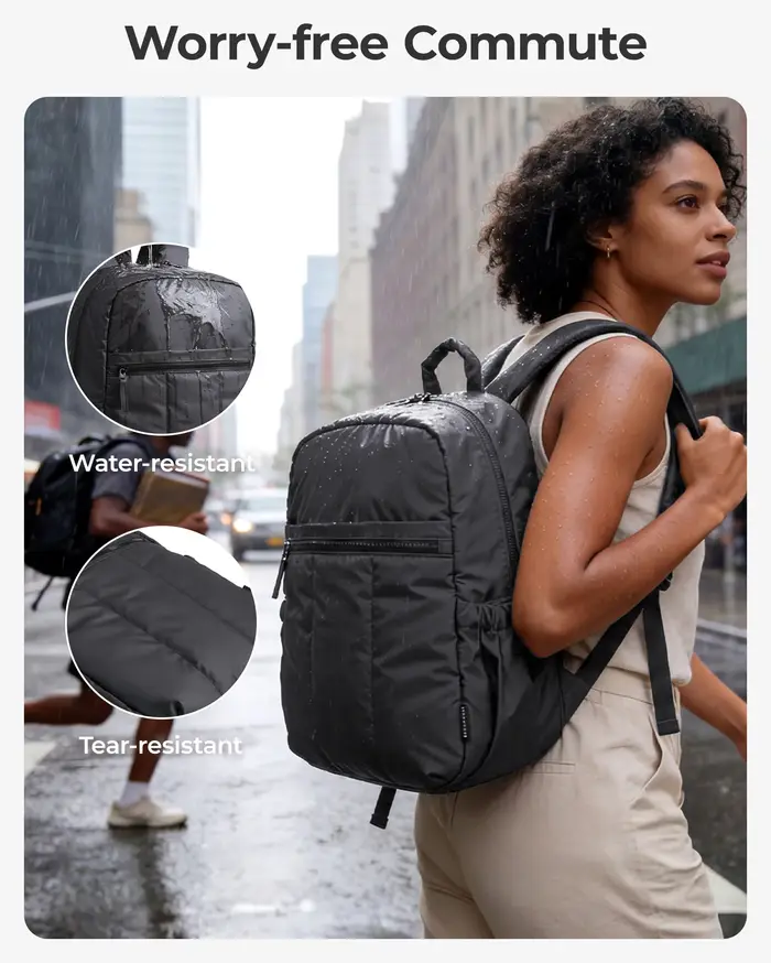 BAGSMART Sac à dos pour ordinateur portable 15