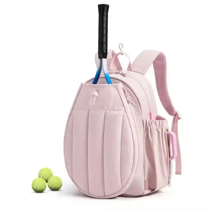 Sac à dos de tennis 20L grande capacité pour femmes, porte-raquettes de badminton et de pickleball a