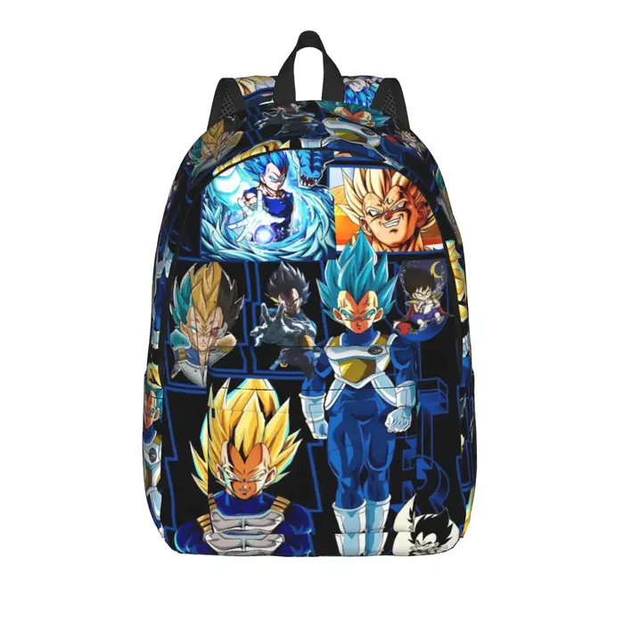 Sac à dos DBZ Vegeta Blue Goku pour hommes et femmes, sac à dos tendance pour lycée, affaires, sac à