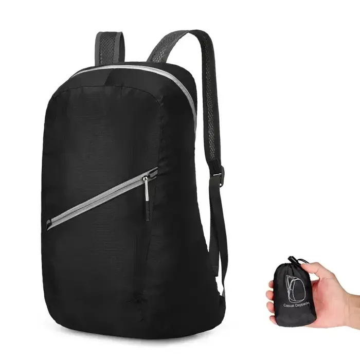 Sac à dos 20L pour hommes et femmes, sac pliable léger pour l'extérieur, sac de voyage étanche, sac 