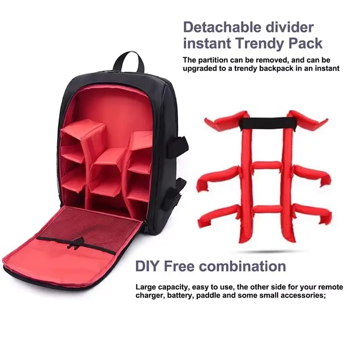 FPV Machine de croisement sac à dos quatre axes bricolage avion Drone modèle sac Portable étanche grande capacité stockage sac à dos cadeaux