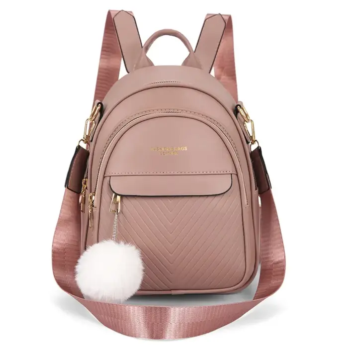 Petit sac à dos carré en cuir PU, simple, décontracté, de luxe léger, grande capacité, mini sacs pou