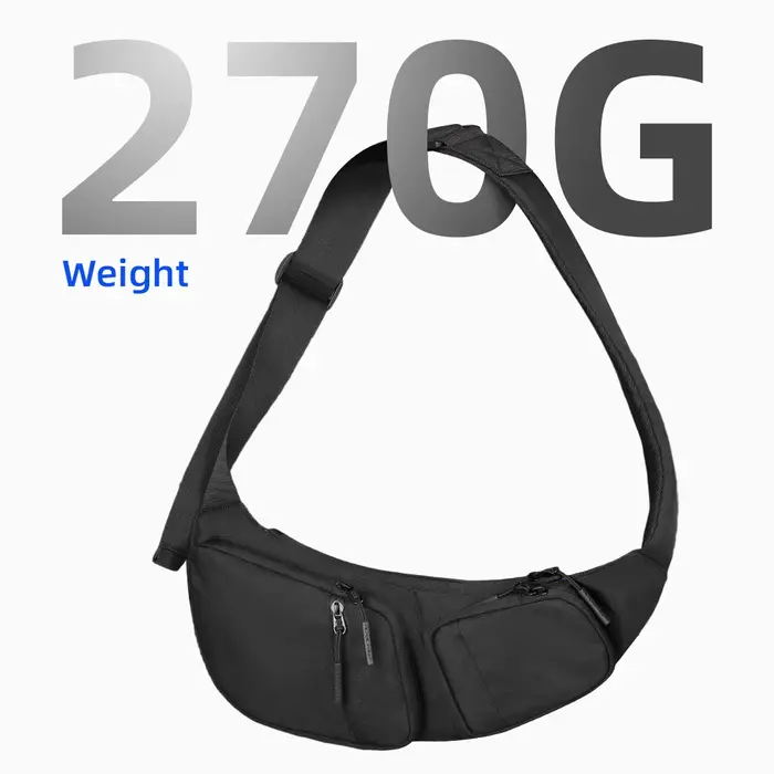 Sac à bandoulière décontracté pour homme léger et imperméable en tissu X-Pac Sac