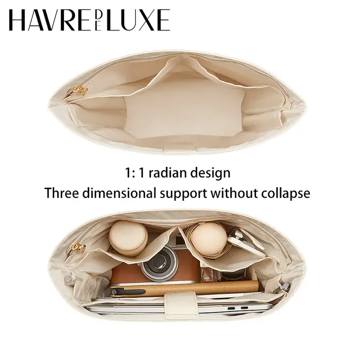 Organisateur de sac pour sac à dos Longchamp, pour ranger un ordinateur et une bouteille d'eau, facile à retrouver, en nylon durable, accessoires de sac.