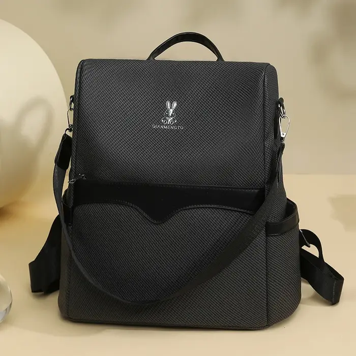 Sac à dos antivol multi-poches en Pu pour femmes