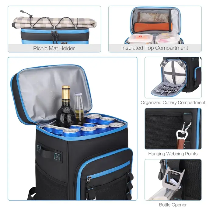 Sac à dos isotherme multi-compartiments