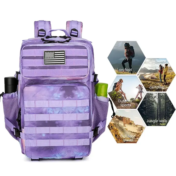 20L 45L 3P sac à dos tactique sac 3 jours d'assaut sac à dos en plein air étanche escalade sac à dos Camping randonnée chasse Mochila sac